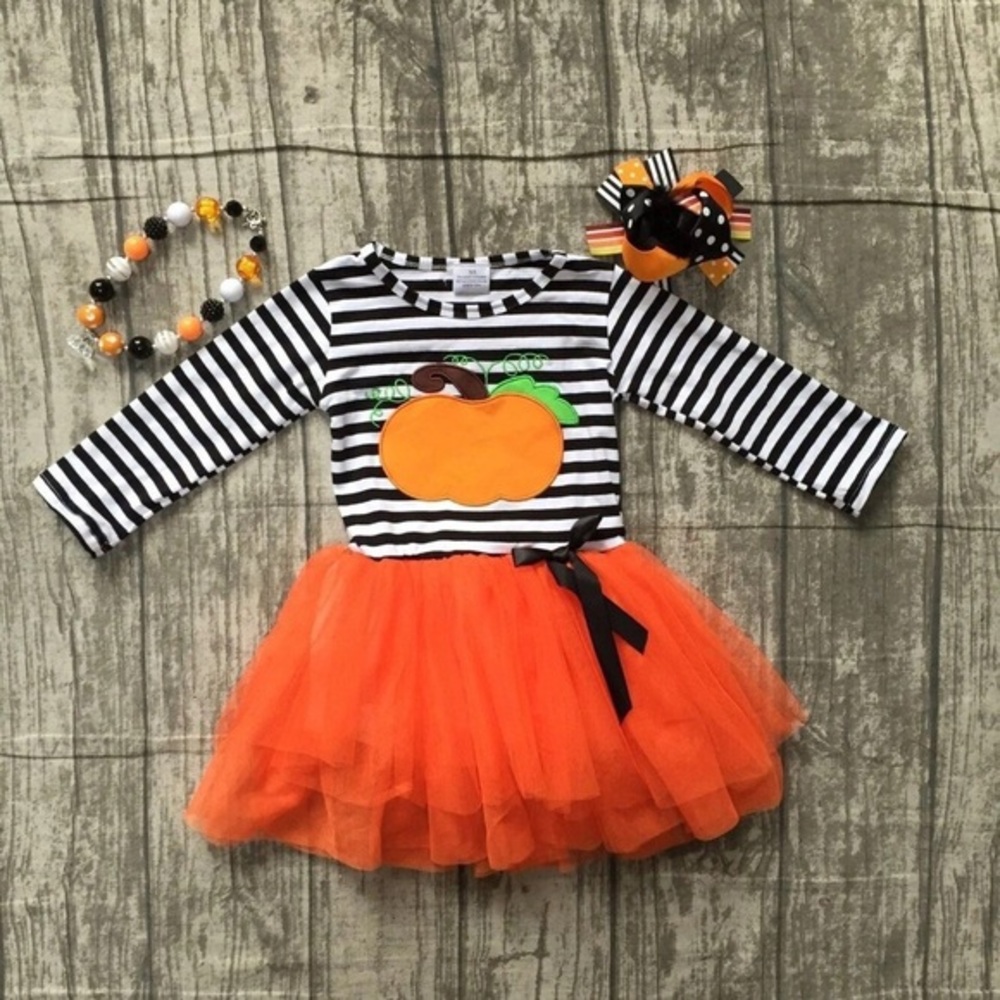 Baby Girl Pumpkin Dress